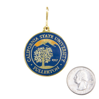 CSUF Seal Medallion Zipper Pull